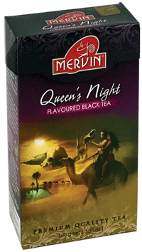 

Чай Мервин, Mervin Черный/Зеленый " Королева ночи " 100г