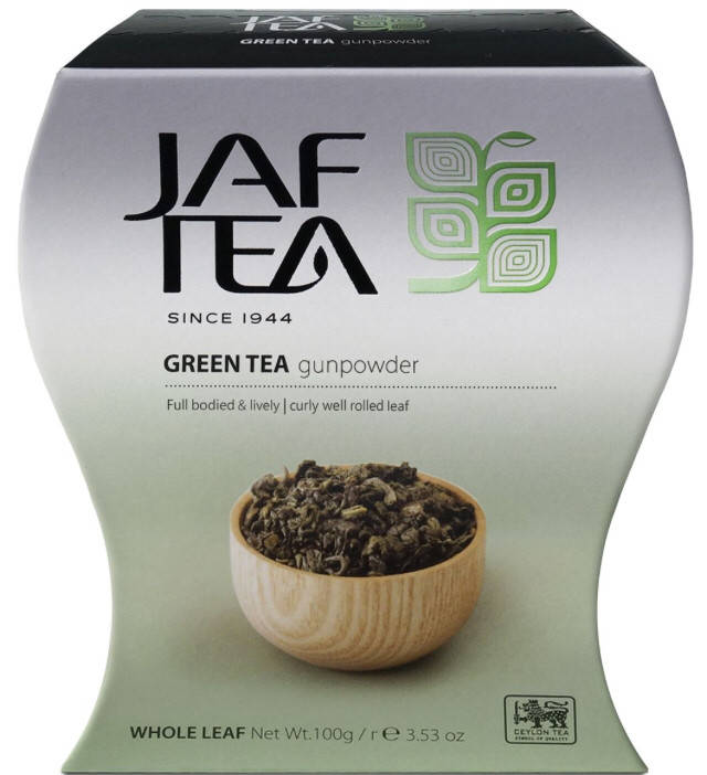 

Чай зелёный Jaf tea green gunpowder гп 100 г картон Джаф