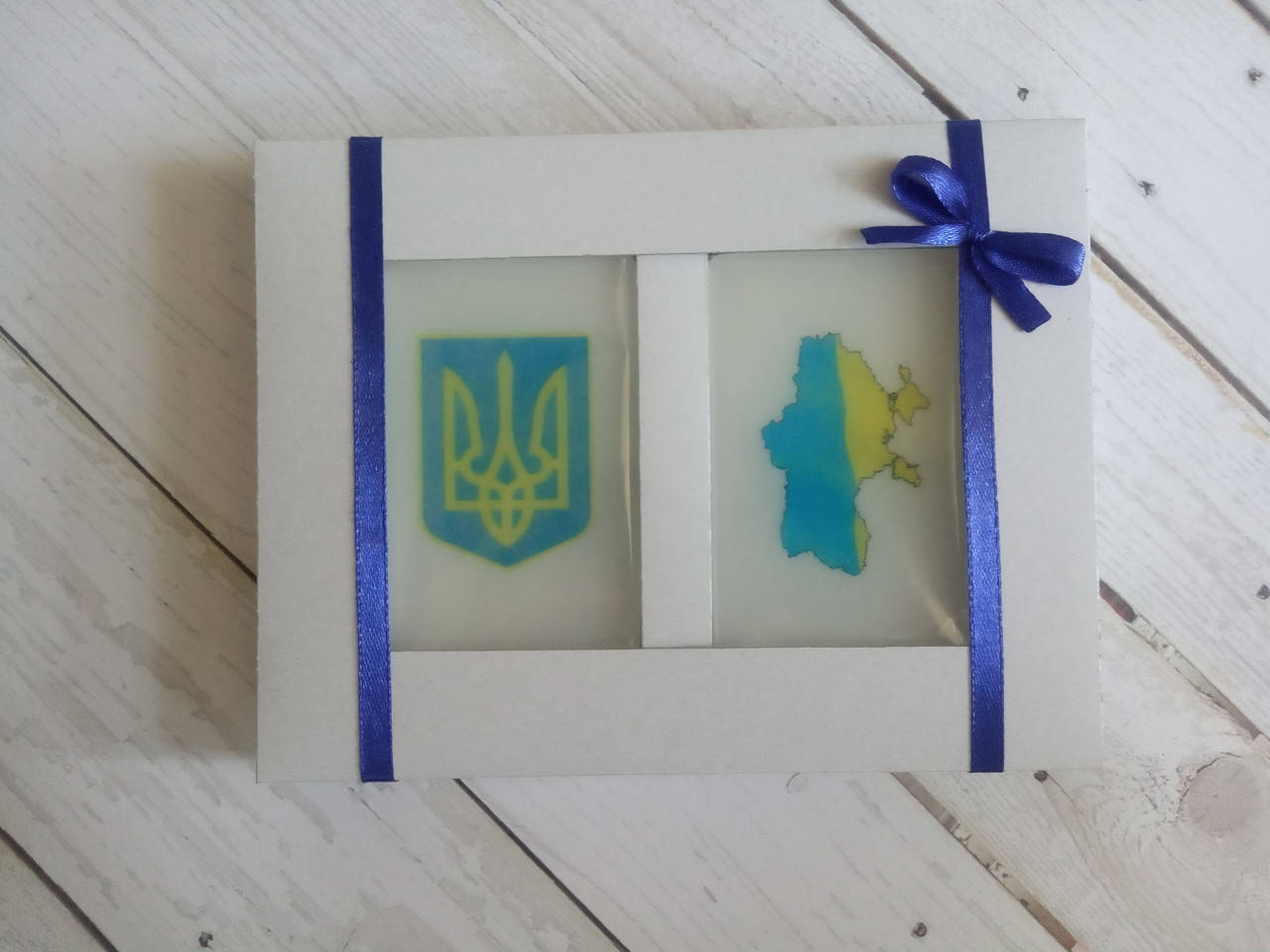 

Мыльный набор подарочный "Украина", оригинальный патриотический подарок