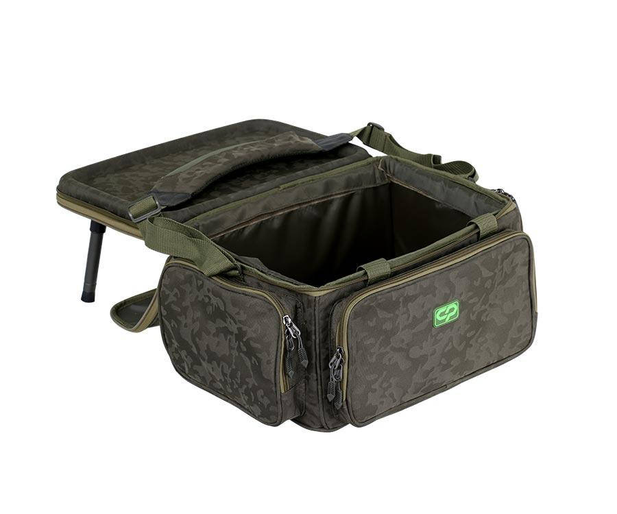 

Сумка карповая прочная Carp Pro c откидным жестким столиком 55x38x26 см