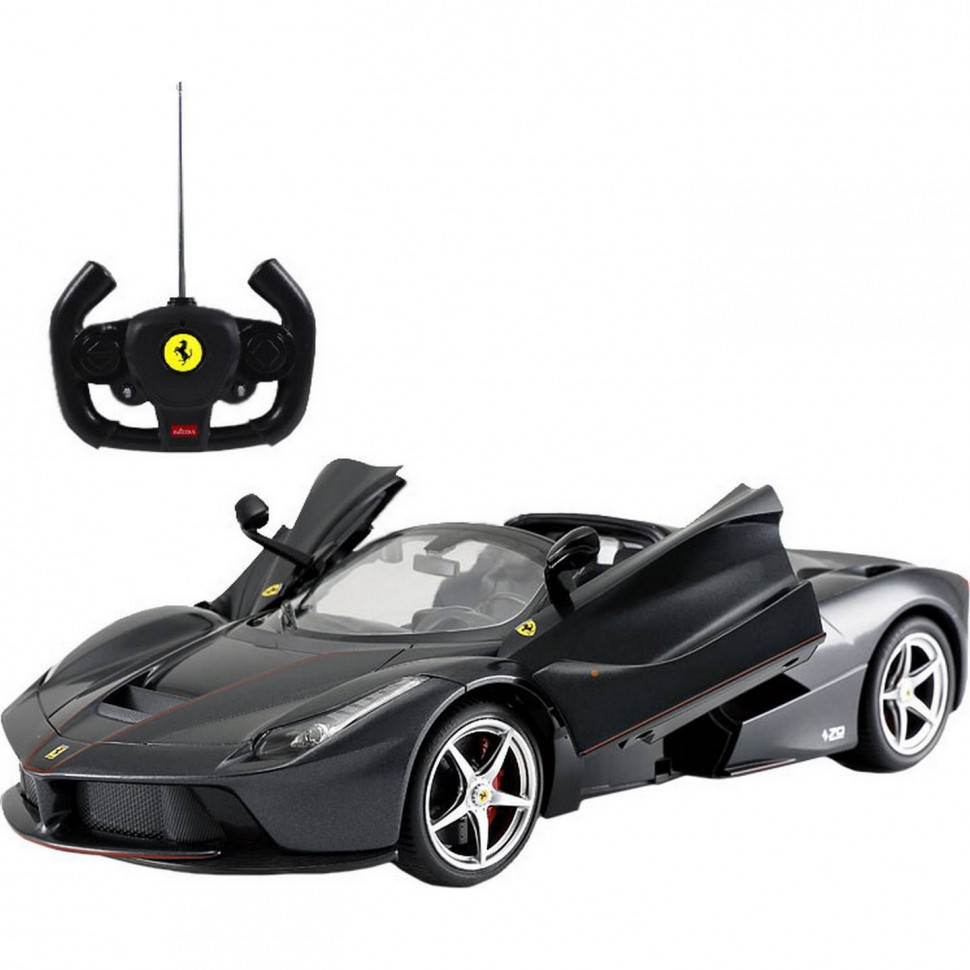 

Машинка на радиоуправлении RASTAR Ferrari LaFerrari Aperta черный, 1:14 75860