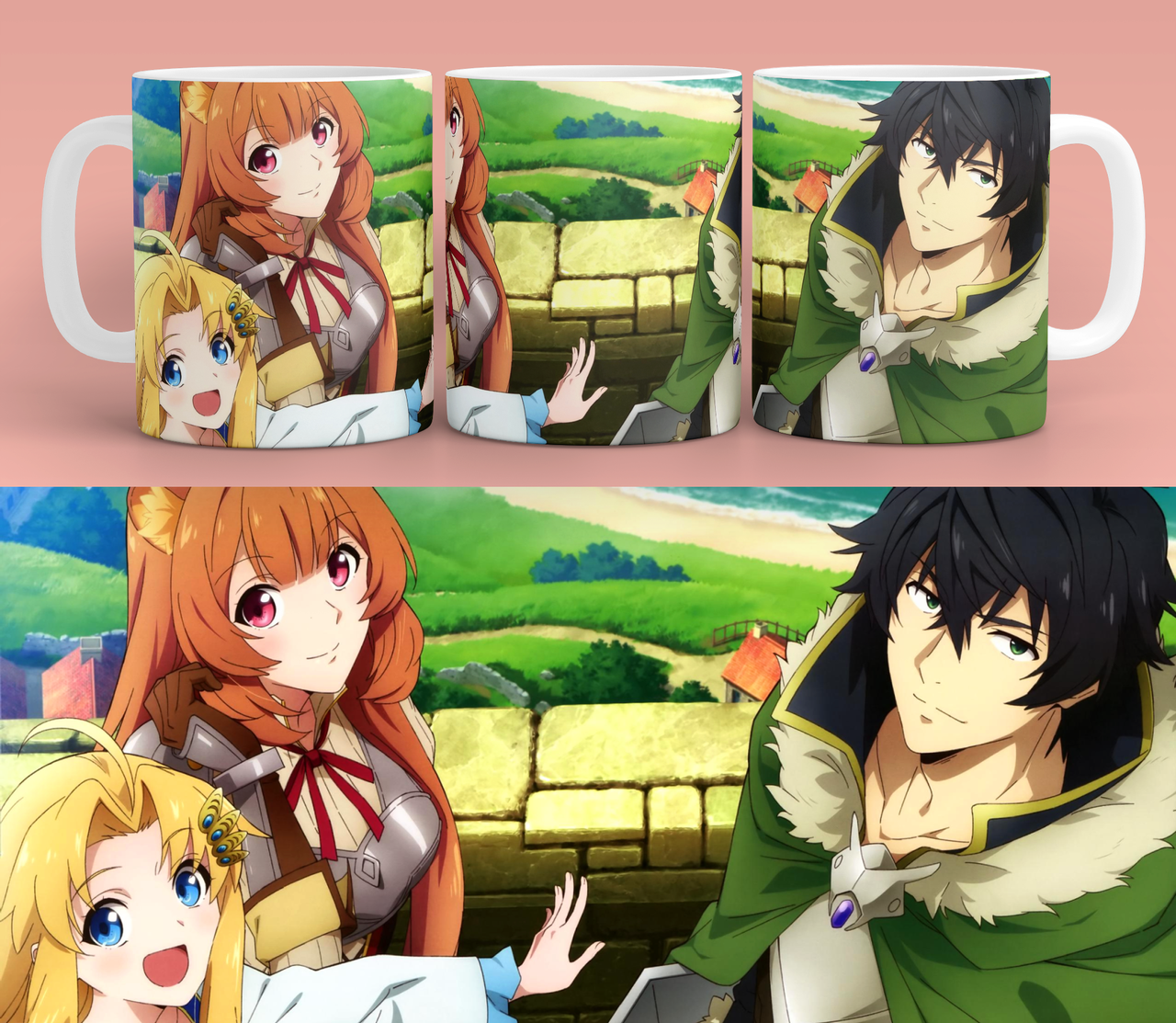 

Кружка Восхождение героя щита 01, Белый