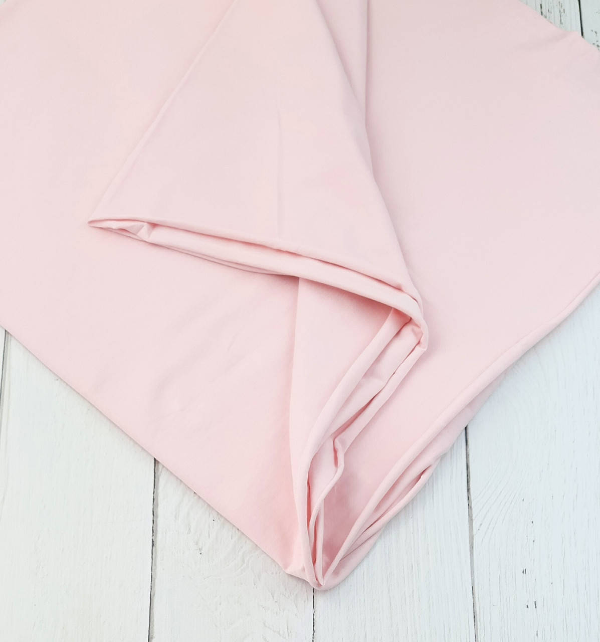 

Стрейч кулир Нежно розовый (светлее) - 95% хлопок и 5% эластана