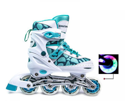 

Ролики Scale Sports LF 601B мятно-белые, размер 38-41