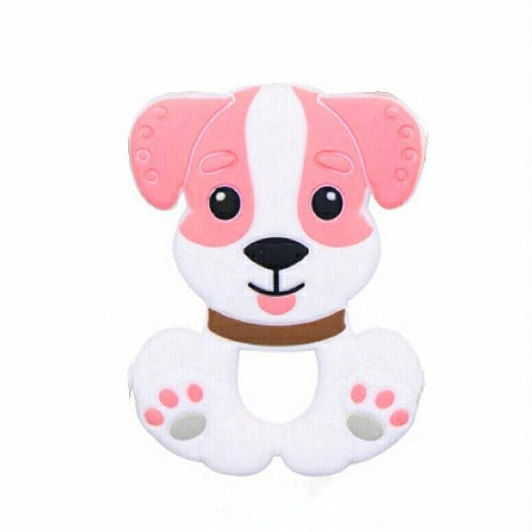 

Собачка грызунок (прорезыватель) для зубов силиконовый Розовый кварц