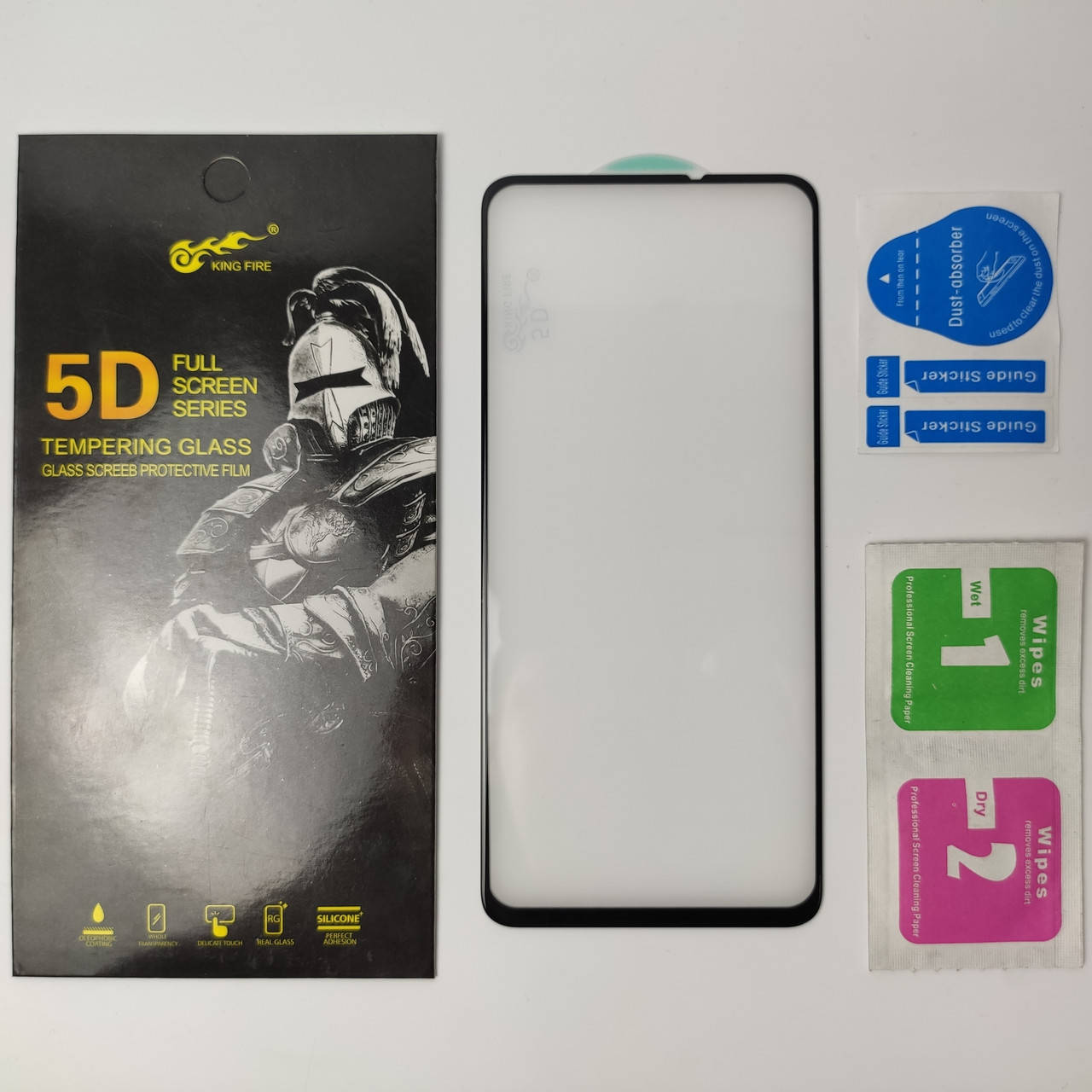 

Изогнутое защитное стекло для Xiaomi Mi 10T PRO 5D 9H на весь экран телефона Черный