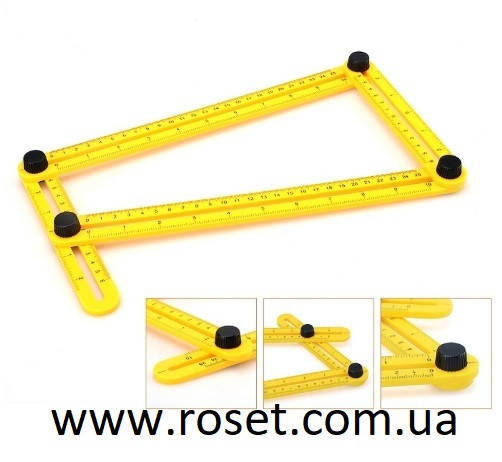 

Угломер - складная линейка трансформер для измерения углов multifunctional folding ruler
