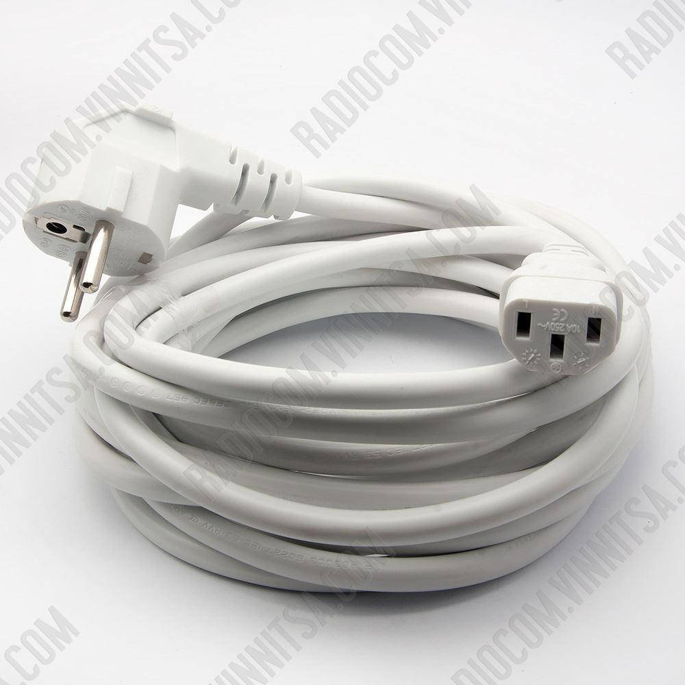 

Кабель питания 220V компьют. (3х1мм2) 5м HQ белый), евровилка КАБЕЛИ СОЕДЕНИТЕЛЬНЫЕ