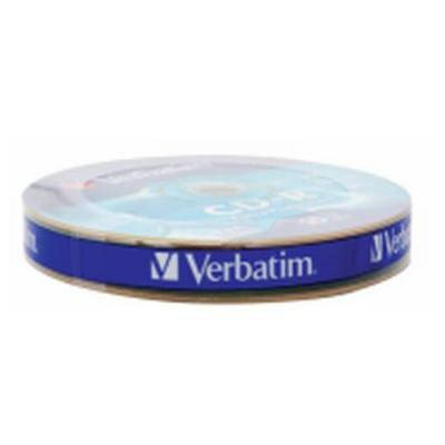 

Диск CD Verbatim CD-R 700Mb 52x Spindle Wrap box Extra 10Шт (43725)