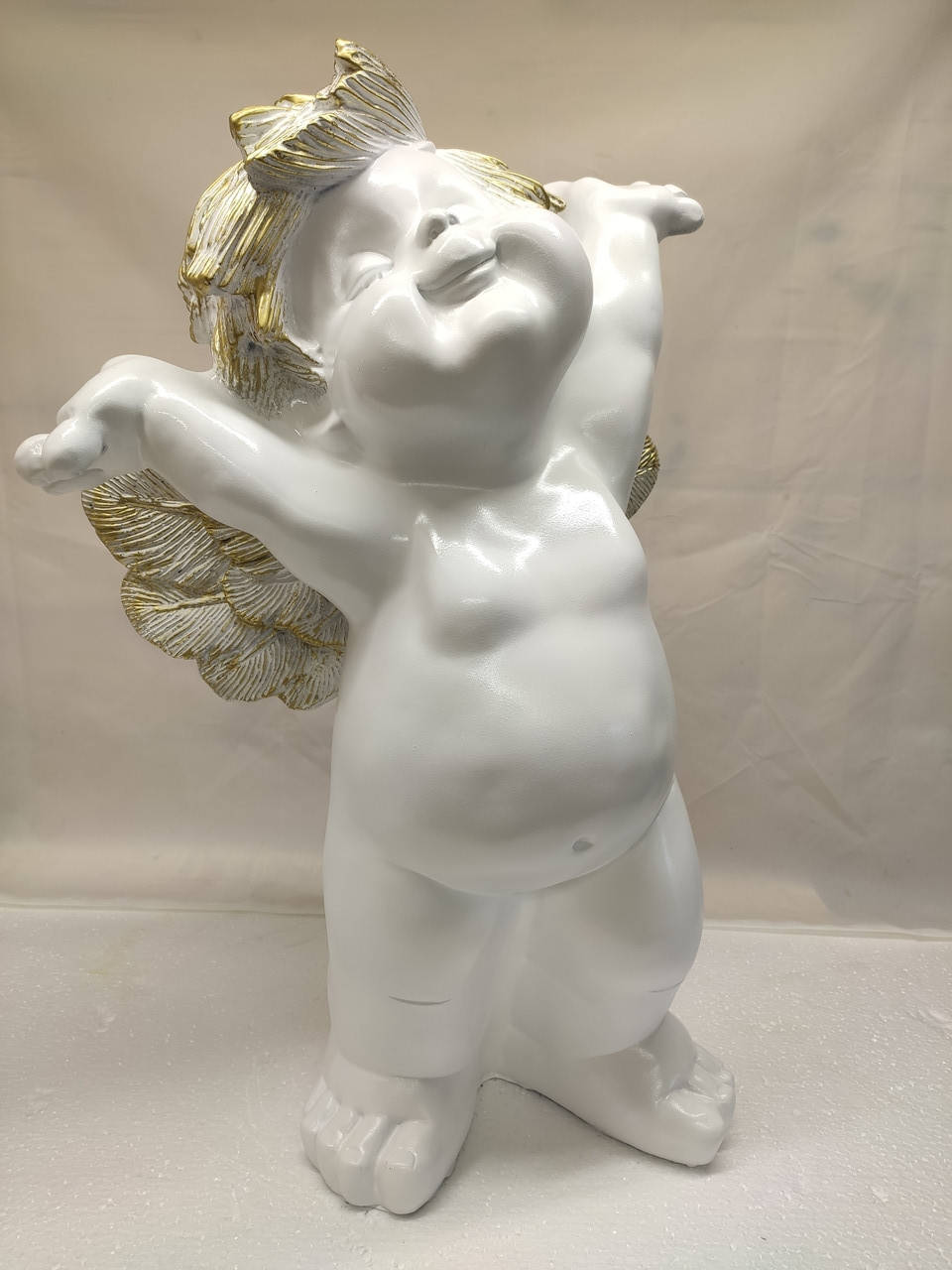 

Садовая фигура. Ангел Артёмка №4, Белый