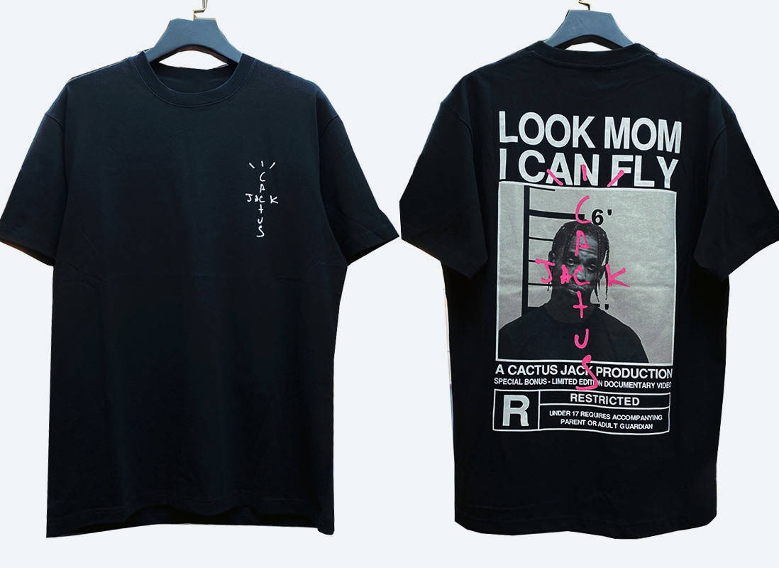 

Футболка черная LOYS Cactus Jack Look