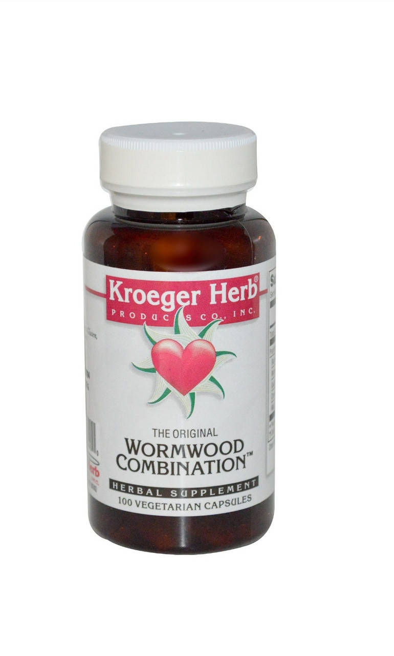 

Kroeger herb, Original Wormwood Combination, 100 Vegetarian Capsules
