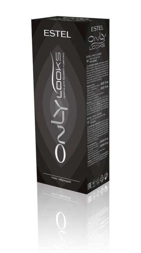 

Краска для бровей и ресниц черный Estel Only Looks, 50 мл.