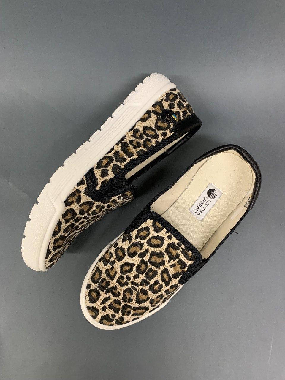 

Женские слипоны ROXY, леопард 41