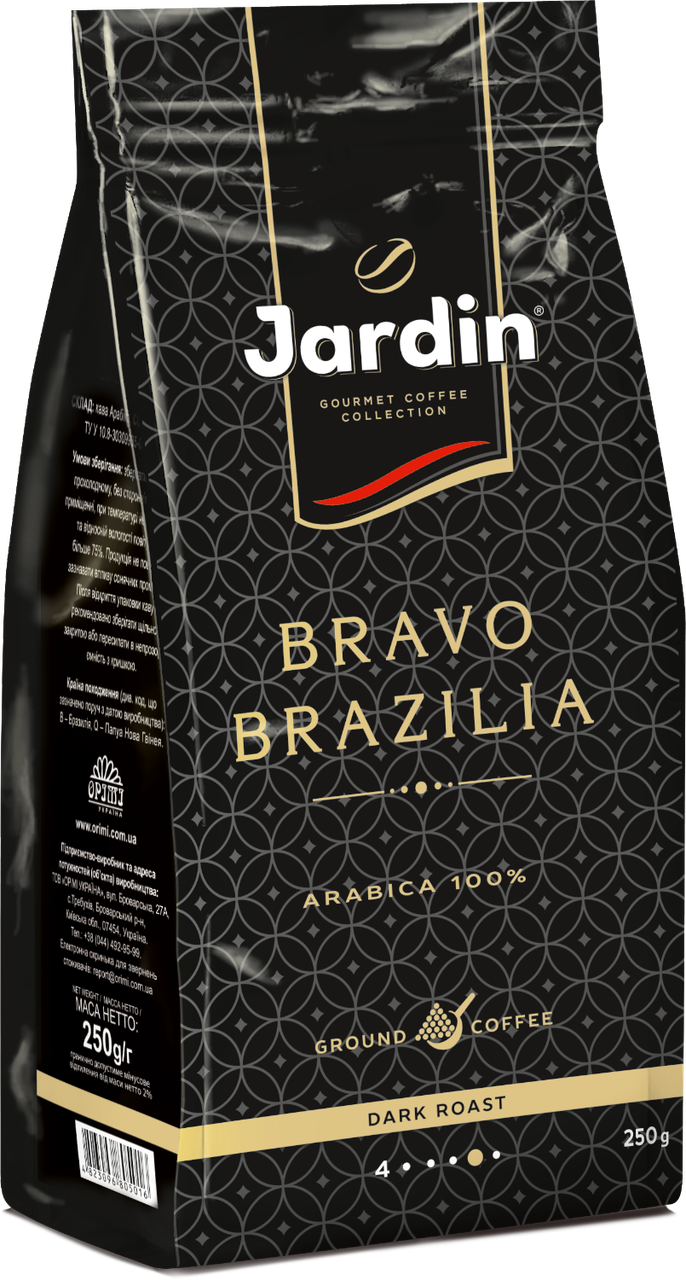 

/Кофе молотый 250г Bravo Brazilia JARDIN