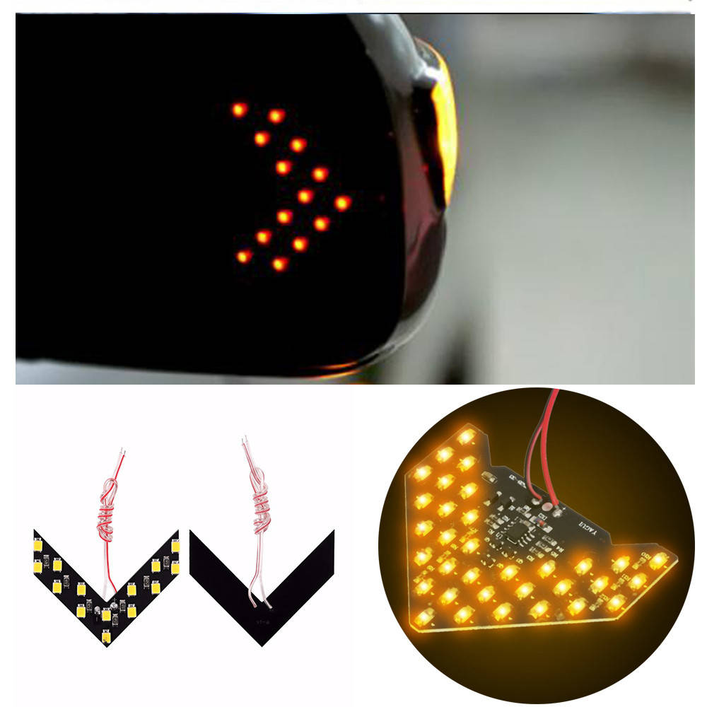 

Повторитель поворота LED указатели поворота зеркала заднего вида (Желтый) 2 шт.