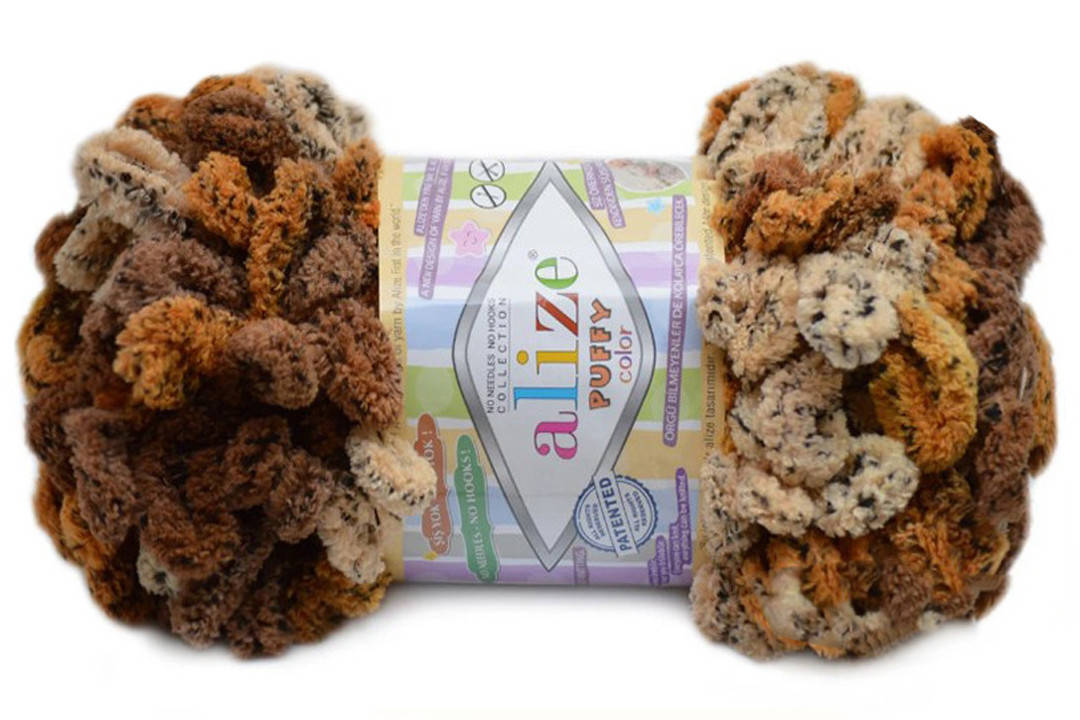 

Alize Puffy Color, №6080, Секционное крашение