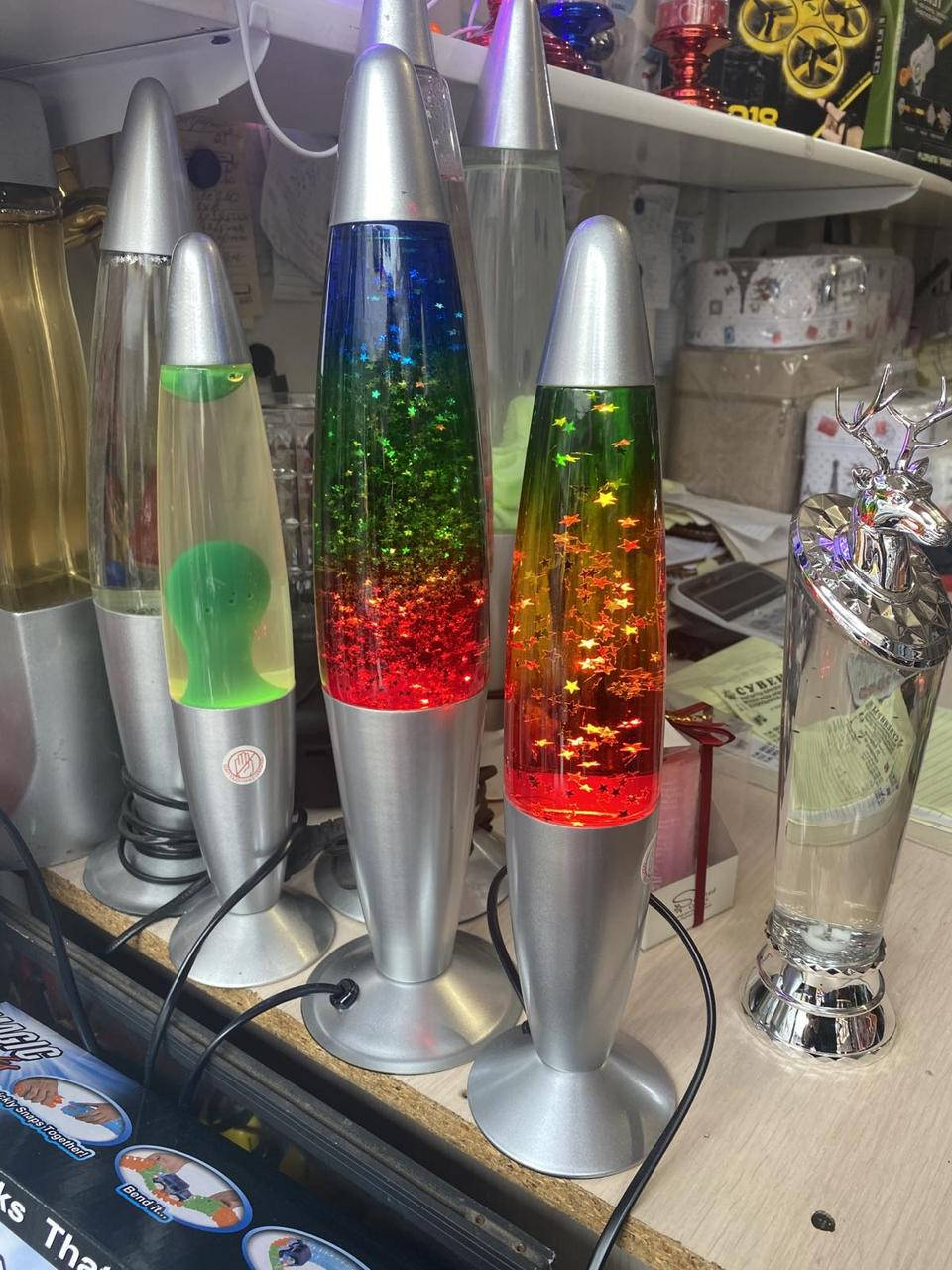 

Лампа - Лава, светильник, ночник, (внутри звездочки) h=34 см