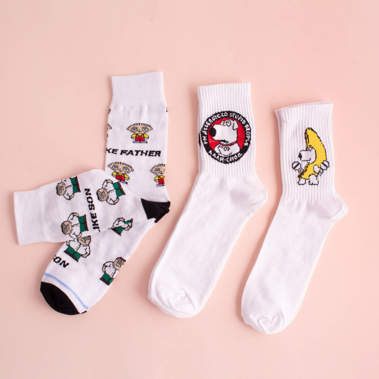 

Набор носков c принтом "Грифин", Разные цвета