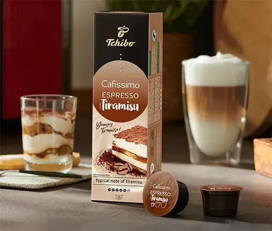 

Кофе в капсулах Caffitaly Tchibo Cafissimo Flavoured Espresso Tiramisu (Limited Edition)