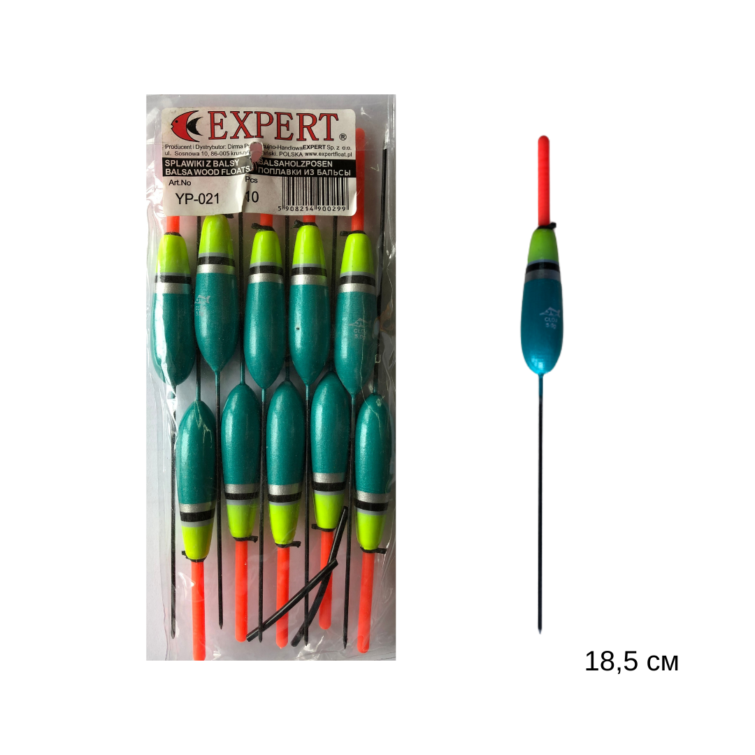 

Поплавок EXPERT Бальза YP-021 5г (10шт в уп)