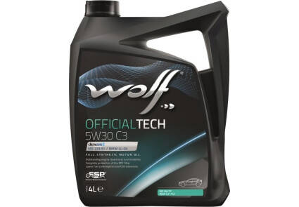 

Моторное масло WOLF OFFICIALTECH 5W-30 C3, 4л