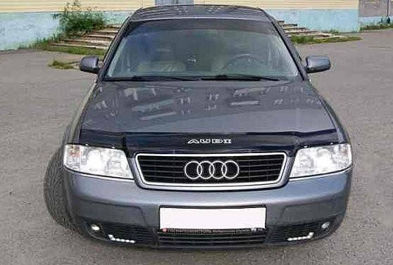 

Дефлектор на капот (мухобойки) Audi A6 (4В,С5) 1997-2004
