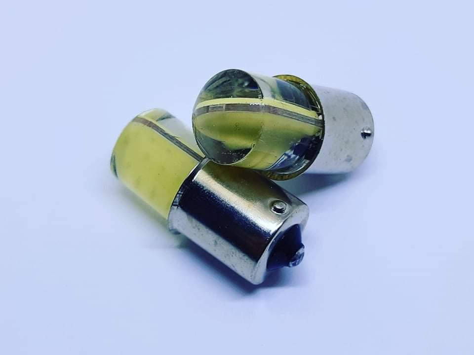 

Лампа BA15s(P21W)A 12V LED COB-silicone white