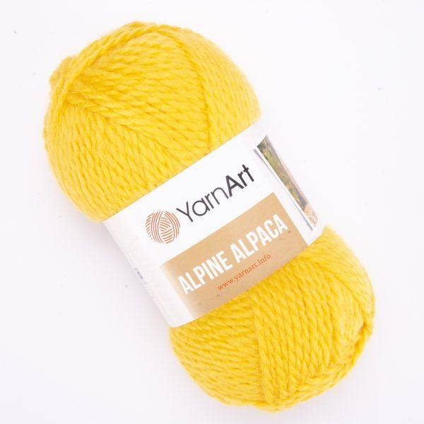

Yarnart Alpine Alpaca - 448 желтый