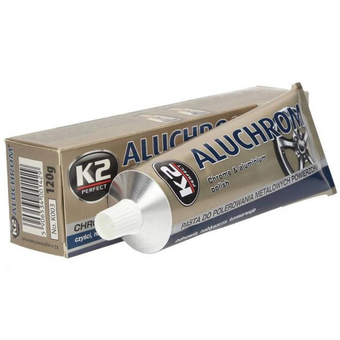 

Полировочная паста для хрома и алюминия 120г aluchrom K2 (ЗАЗ Вида)