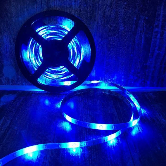 

Светодиодная цветная LED подсветка 5 м, для телевизора, монитора, интерьера, машины с пультом (Живые фото)