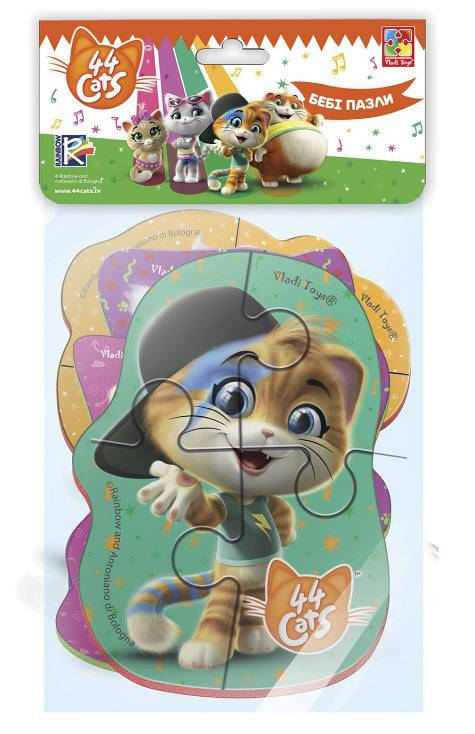 

Детские беби пазлы "44 Cats" VT1106-83, 4 картинки