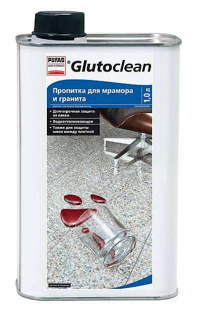 

Пропитка для мрамора и гранита Glutoclean, 1л