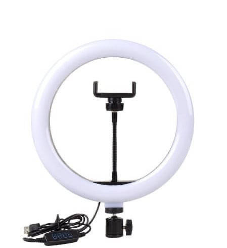 

Кольцевая лампа Ring Fill Light диаметром 26 см с держателем для телефона кольцевой свет Селфи лампа BLM