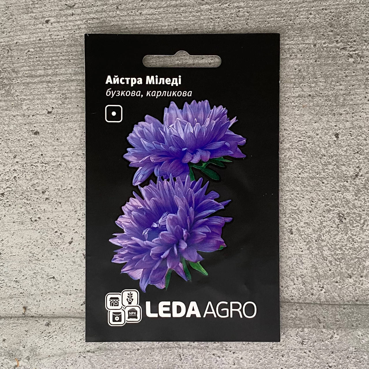 

Астра сиреневая карликовая Миледи 0,2 г семена пакетированные Leda Agro, Сиреневый