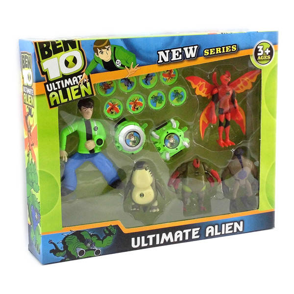 

Ben10 - 5 светящихся фигурок, 2 вида часов 5 серии