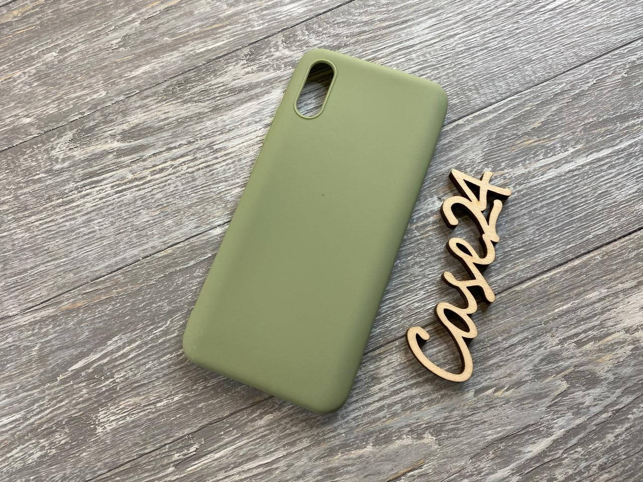 

Чехол накладка для Xiaomi Redmi 9A силиконовый чохол на сяоми редми 9а фисташковый