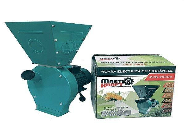 

Зернодробилка Master Kraft, мощность 2,8 кВт, бункер на 10 кг.