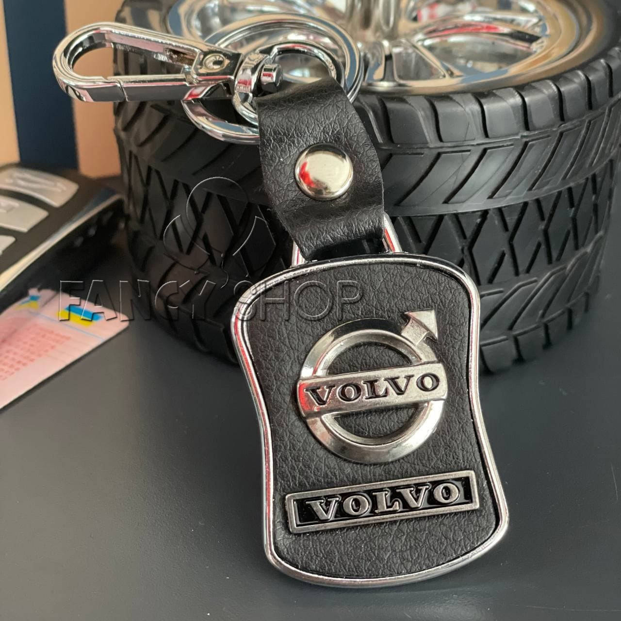 

Брелок автомобільний "Volvo", шкіра №2, Брелок автомобильнный "Вольво"