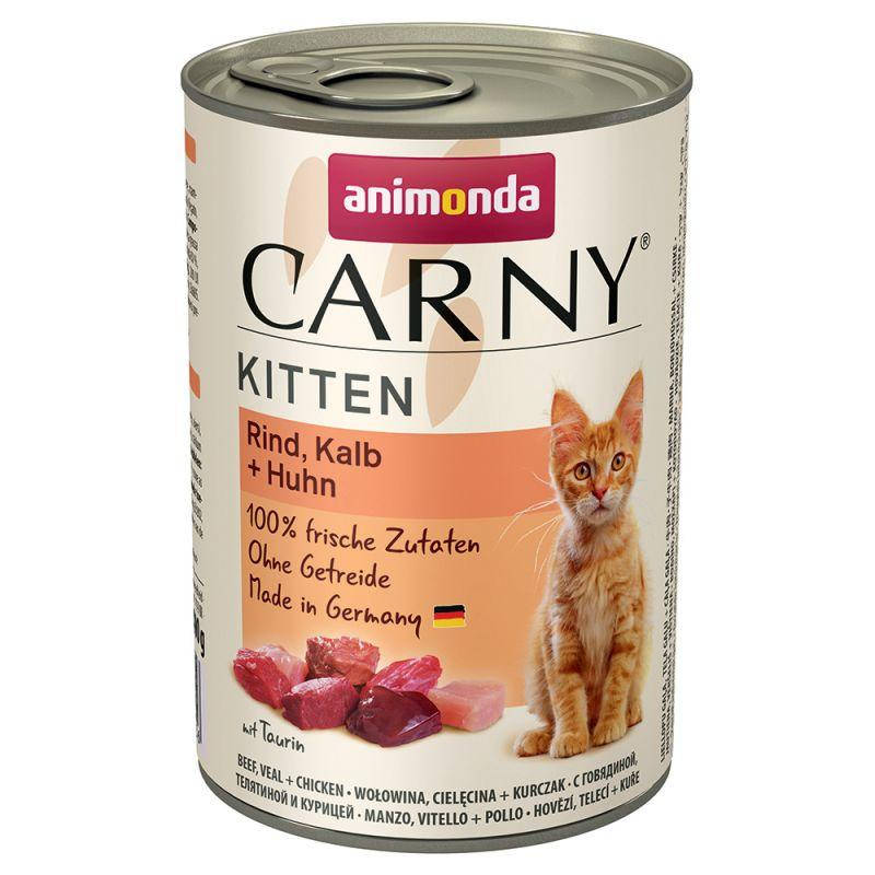 

Animonda Carny Kitten Консервы для котят Говядина и Телятина с Курицей 400г