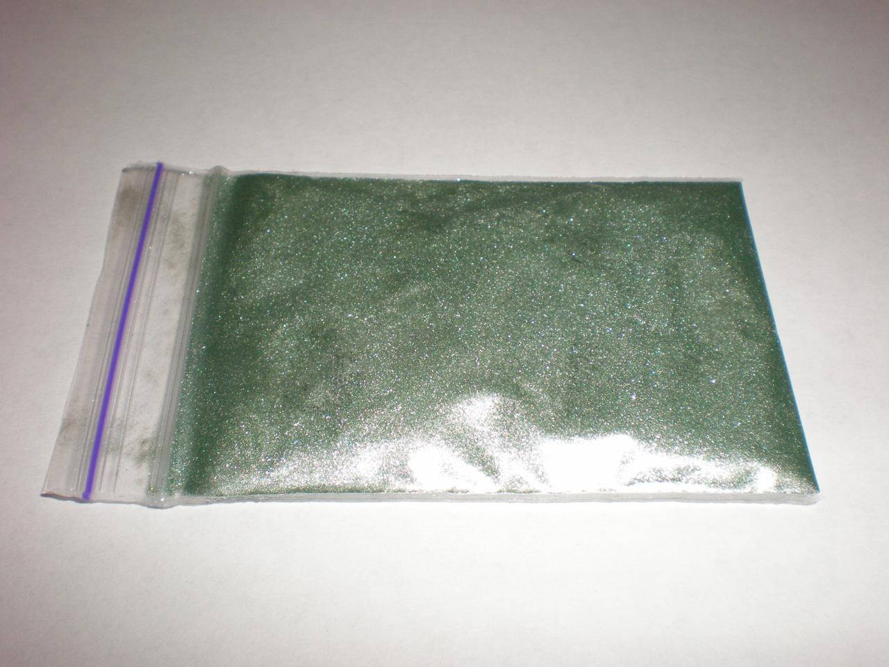 

Пигмент перламутровый тёмно зелёный-5 грамм