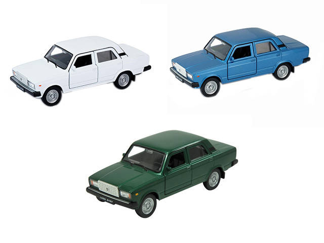 

Машина мет."Автопром"ВАЗ на бат-ці,звук,в кор-ці,24,5х12,5х10см №2107(12) КІ