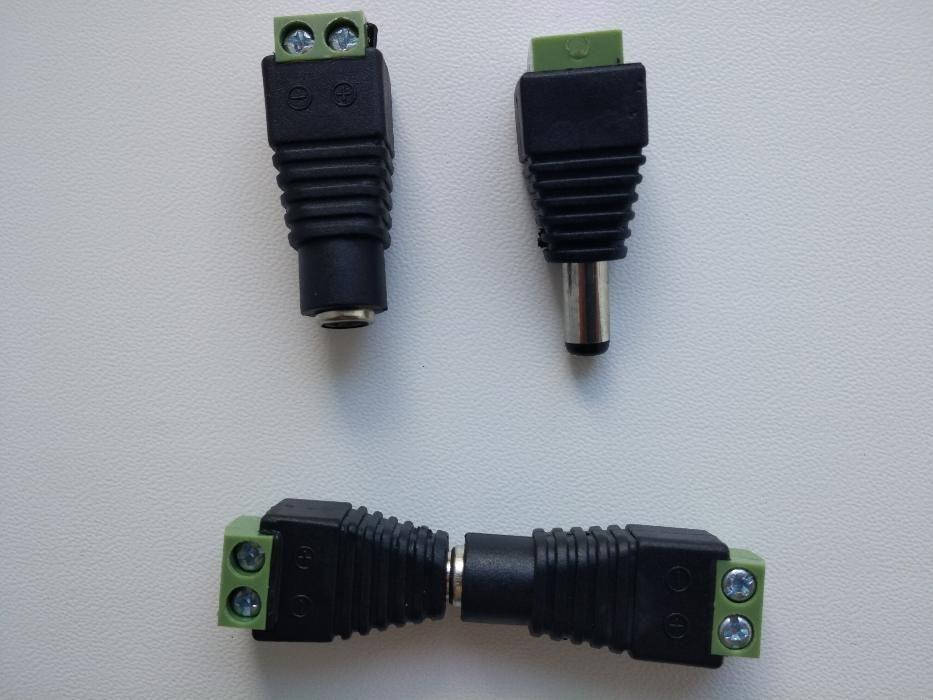 

DC Гнездо,разъем,штекер питания (папа-мама) 5.5 х 2.1 mm