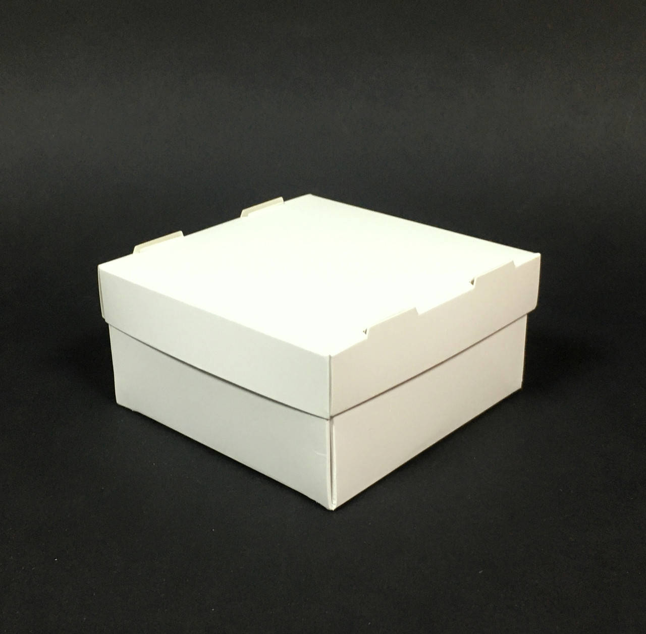 

Коробка с крышкой 100х100х50 мм, Белый