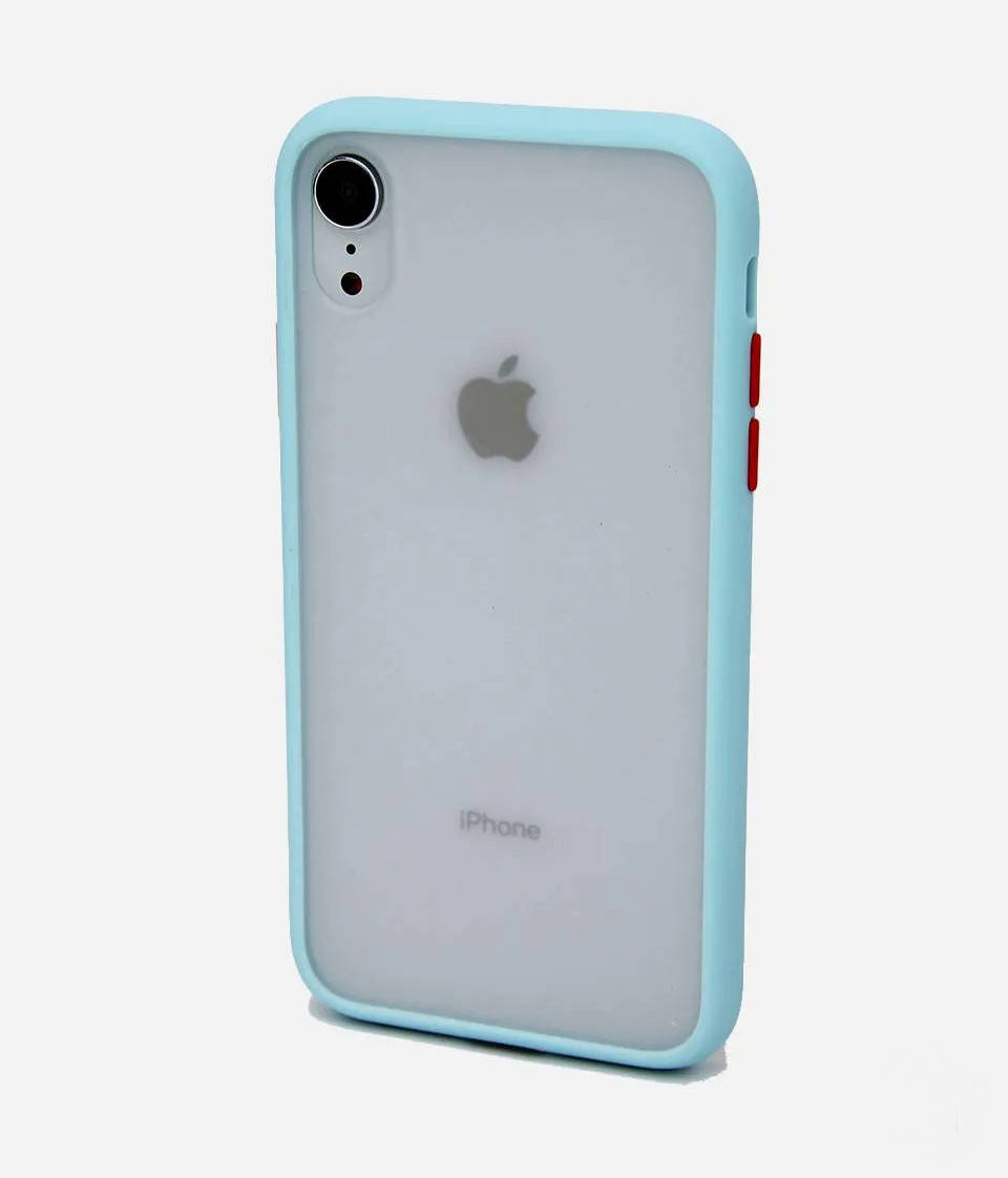 

Противоударный матовый чехол для iPhone XR Бирюзовый