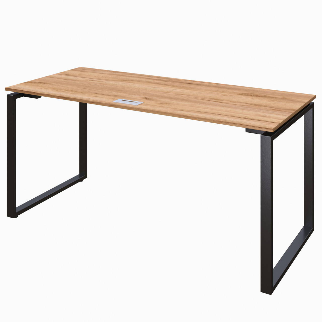 

Офисный письменный стол Loft Details К160b дуб крафт золотой 36