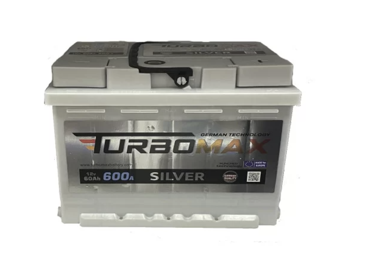 

Автомобильный аккумулятор TURBOMAX Silver 60Ah / 600A L+. Автомобильный (Турбомакс) АКБ Турция