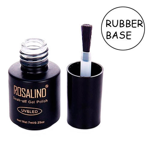 

Базовое покрытие, каучуковая база для гель-лака шеллака Rosalind 7мл