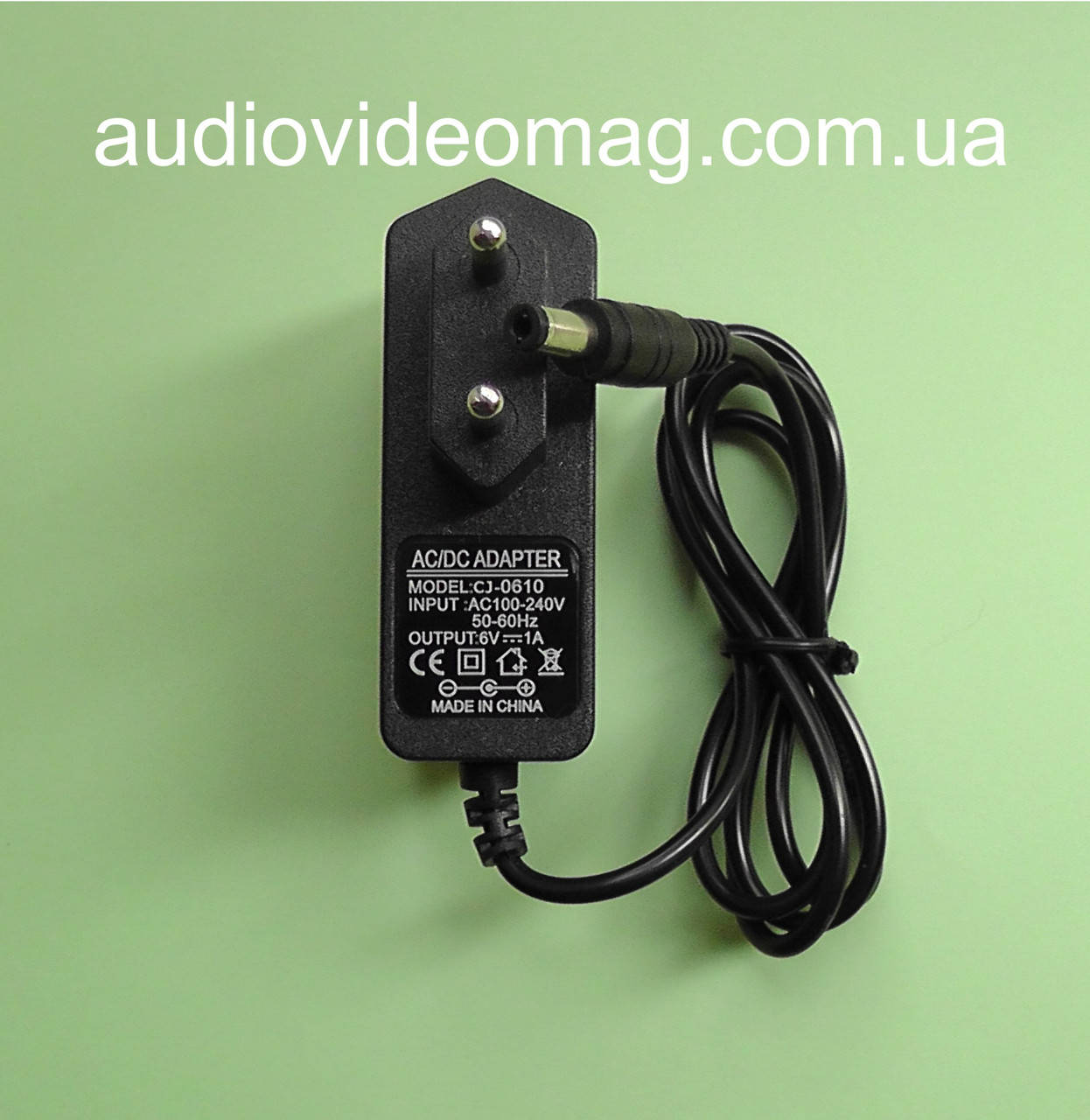 

Блок питания 6V 1A штекер 5.5-2.5