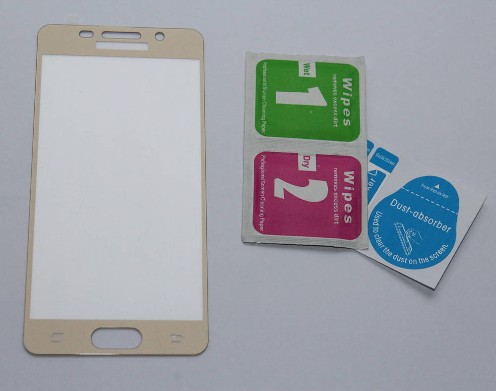 

Цветное защитное стекло для Samsung Galaxy A3 A310, Белый